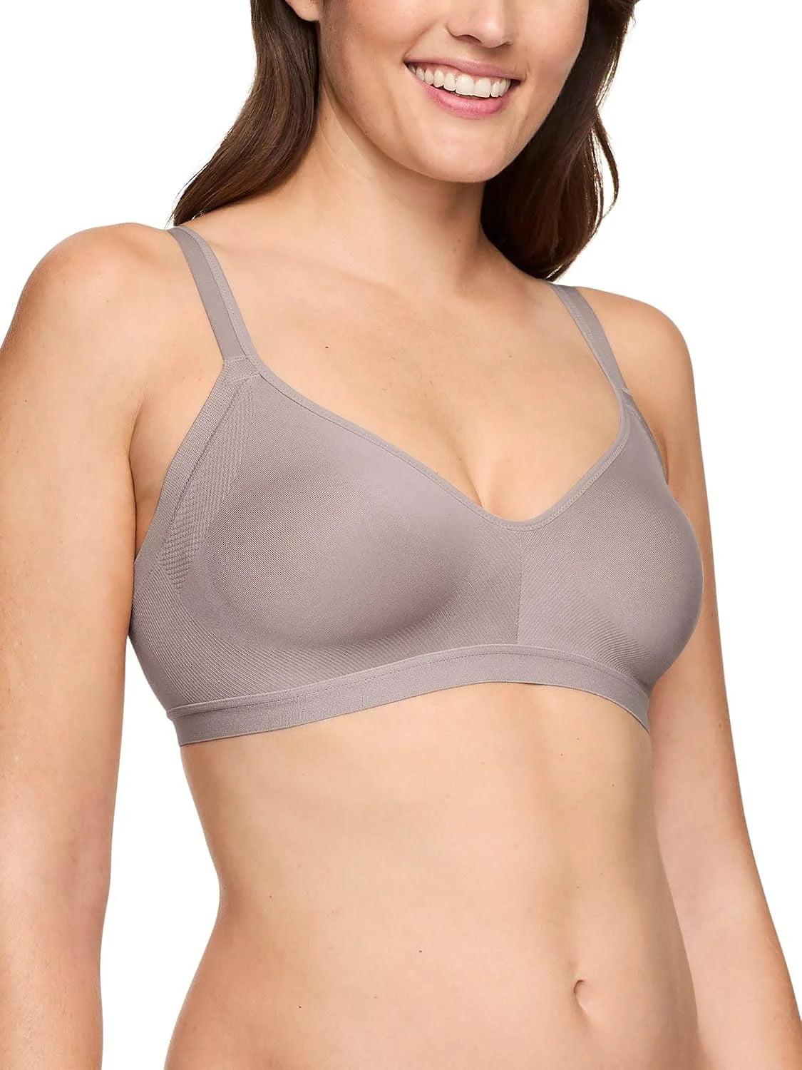 Warner's Womens Blissful Benefits Women's Underarm-Smoothing with Seamless Stretch Wireless Lightly Lined Comfort Bra